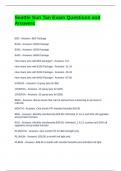 Seattle Sun Tan Exam Questions and Answers