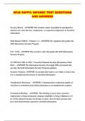 SP&emacr;D SAPPC&colon; INFOSEC TEST QUESTIONS AND ANSWERS