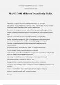 MANG 3401 Midterm Exam Study Guide&period;
