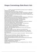 Oregon Cosmetology State Board- Hair QUESTIONS AND CORRECT DETAILED ANSWERS WITH RATIONALES 2025&sol;2026 &lpar;VERIFIED ANSWERS&rpar; &vert;ALREADY GRADED A&plus;