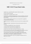 MBU 1110-17 Exam Study Guide&period;