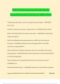 PJM Transmission Exam Study Questions and Answers 100&percnt; Pass