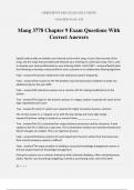 Mang 3778 Chapter 9 Exam Questions With Correct Answers