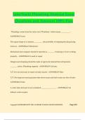 InterNachi Plumbing Material Exam Questions and Answers 100&percnt; Pass