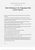 MGG 7010 Exam 3- Dr&period; P Questions With Correct Answers