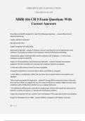 MHR 416 CH 9 Exam Questions With Correct Answers