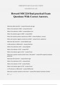 Howard MIC224 final practical Exam Questions With Correct Answers&period;