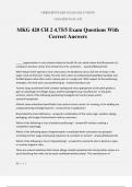 MKG 420 CH 2 4&period;75&sol;5 Exam Questions With Correct Answers