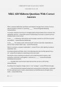 MKG 420 Midterm Questions With Correct Answers