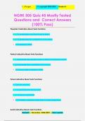 NGRK 505 Quiz &num;5 Mostly Tested  Questions and Correct Answers &lpar;100&percnt; Pass&rpar;