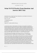 Swine NAVLE Practice Exam Questions And Answers 100&percnt; Pass