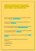 WORKDAY HCM CORE EXAM LATEST 2024-2025 WITH ACTUAL QUESTIONS AND CORRECT VERIFIED ANSWERS ALREADY GRADED A&plus; 100&percnt; GUARANTEED PASS&excl;         