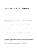 ABEKA BIOLOGY-TEST 7 REVIEW QUESTIONS AND ANSWERS
