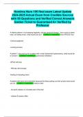 Hondros Nurs 195 final exam Latest Update 2024-2025 Actual Exam from Credible Sources with 50 Questions and Verified Correct Answers Golden Ticket to Guaranteed A&plus; Verified by Professor