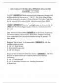 CDCR SGT&period; EXAM WITH COMPLETE SOLUTIONS  GUARANTEED PASS