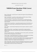 NSB204 Exam Questions With Correct Answers