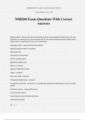 NSB204 Exam Questions With Correct Answers