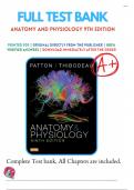 Test Bank For Anatomy and Physiology 9th Edition by Kevin Patton&comma; 9780323341394&comma; Chapter 1-48 Complete Guide
