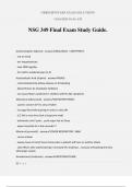 NSG 349 Final Exam Study Guide&period;