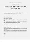 ATI NUR 2241 LP4 Exam Questions With Correct Answers