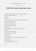 NURS 2245&colon; Exam 2 Exam Study Guide