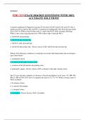 PDB CEN EXAM 2024&sol;2025 QUESTIONS WITH 100&percnt;  ACCURATE SOLUTIONS