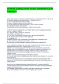 Amtrak safety rules exam questions and answers