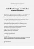 NURS411 infection ppt Exam Questions With Correct Answers