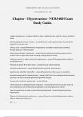 Chapter - Hypertension - NURS460 Exam Study Guide&period;