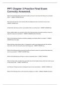 PPT Chapter 3 Practice Final Exam Correctly Answered&period;
