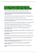 XINNIX SOAR FINAL EXAM WITH 100&percnt; CORRECT ANSWERS 2025-2026 UPDATE&period;