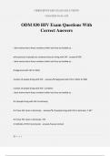 ODM 830 HIV Exam Questions With Correct Answers