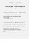 PHM 525 FINAL Exam Questions With Correct Answers