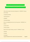 STC Foundation Exam Practice Questions and Answers 100&percnt; Pass