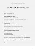 PNU 120 FINAL Exam Study Guide&period;