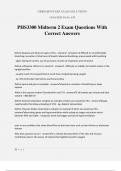 PHS3300 Midterm 2 Exam Questions With Correct Answers