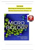 TEST BANK for Microbiology&colon; An Evolving Science 6th Edition by Slonczewski & Foster&semi; ISBN&colon; 9781324033523&comma; All 28 Chapters &vert;&vert;Complete A&plus; Guide