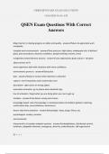 QSEN Exam Questions With Correct Answers