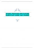 NYS PESTICIDE TECHNICIAN PREP WITH 100&percnt; ACCURATE ANSWERS