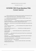 SCM3301 CH11 Exam Questions With Correct Answers