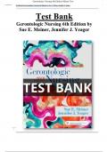 Test Bank Gerontologic Nursing 6th Edition &lpar;Meiner&comma; 2019&rpar; Chapter 1-29 &vert; All Chapters &vert;&vert;Complete A&plus; Guide