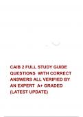CAIB 2 PRACTICE EXAM PACKAGE DEAL 