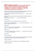 EPIC Cadence Ch2 STUDY GUIDE NEWEST 2024 ACTUAL COMPLETE QUESTIONS AND CORRECT DETAILED ANSWERS &lpar;VERIFIED ANSWERS&rpar; &vert;ALREADY GRADED A&plus;