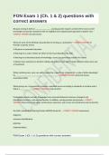 FON Exam 1 &lpar;Ch&period; 1 & 2&rpar; questions with correct answers&period;
