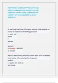 THE PAYROLL SOURCE CPP FINAL EXAM AND  PRACTICE EXAM2024&sol;2025 NEWEST &excl;&excl; ACTUAL  COMPLETE 300 REAL EXAM QUESTIONS AND  CORRECT DETAILED ANSWERS &sol;ALREADY  GRADED A&plus;