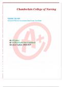 NR 509 Advanced Physical Assessment Final Exam  Test Bank &lpar;6 Exams&rpar; Verified Exam Sets Combined Latest Update 2024&sol;2025