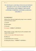 NU 518 EXAM 3 AND PRACTICE EXAM NEWEST  2024-2025 ACTUAL EXAM COMPLETE 400  QUESTIONS AND CORRECT DETAILED  ANSWERS &lpar;VERIFIED ANSWERS&rpar; &vert;ALREADY  GRADED A&plus;