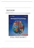 Test Bank For Biological Psychology&comma; 14th Edition&comma; James W&period; Kalat &vert;&vert; Complete Guide A&plus;&vert;&vert;Latest Update 2024