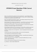 SWB102 Exam Questions With Correct Answers