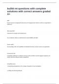bu354 mt questions with complete solutions with correct answers graded A&plus;